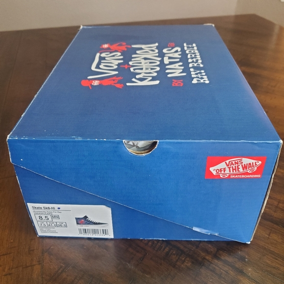 Vans x Krooked Skate Sk8-Hi by Natas For Ray Barbee Men Size 8.5 - Picture 8 of 8